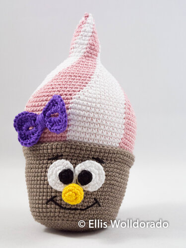 Softeis Tamara, Amigurumi, Häkelanleitung