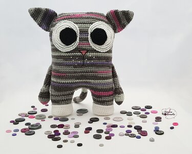 Häkelanleitung > Kuschelbuddie No.5 Katze Kaya <