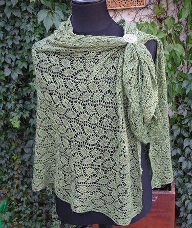 gestrickter Laceschal Elfenreigen - Bild 4