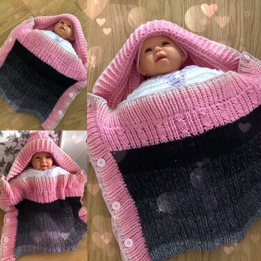 Häkelanleitung Pucksack/Schlafsack für Babys - Häkeln