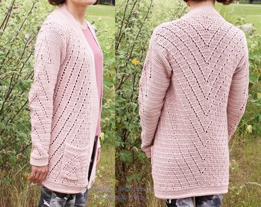 Sommercardigan "Juliette" für Erw., (Gr. S - XXL) - Häkeln