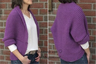 Strickanleitung für Seelenwärmer "Traum in lila"