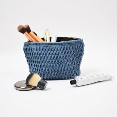 Ripple Kosmetiktasche - Häkeln