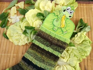 Strickanleitung Socken *Da haben wir den Salat* für alle Größen