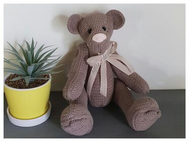 Häkelanleitung Der Nostalgie Bär