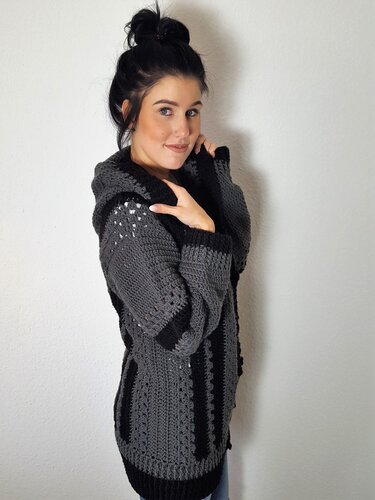 115 Häkelanleitung Häkeljacke Hippie