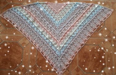 Mustermix Tuch "Dùisg" - Häkeln