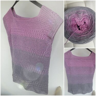 Sommer - Shirt "Kaluar" - Häkeln