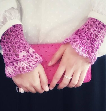 Zierstulpen "Gloria" - Häkeln