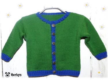Strickanleitung Kinderjacke " Tracht", Gr. 86/92