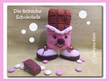 Häkelanleitung / Amigurumi / Die fröhliche Schokolade - Häkeln