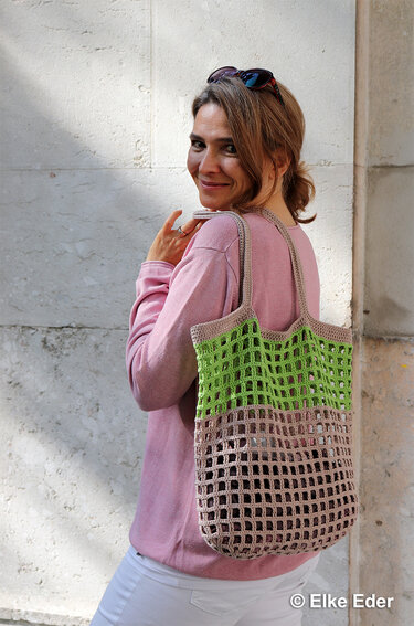 Shopping Bag, Tote Bag “Caro-Line” - Crochet Pattern - Image 2