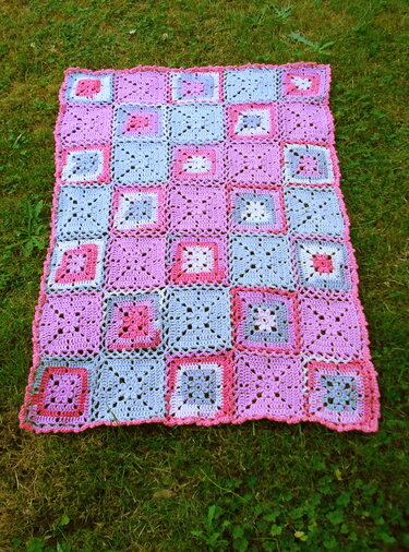 Patchwork Baby Blanket - PB-102 - Crochet