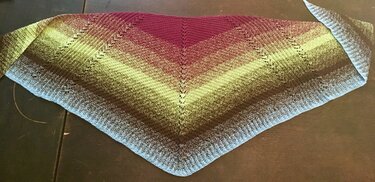 Strickanleitung Tuch Herbstgruß - Bild 2