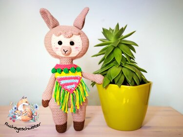 Lama/Alpaka "Sir Lanzelot" häkeln