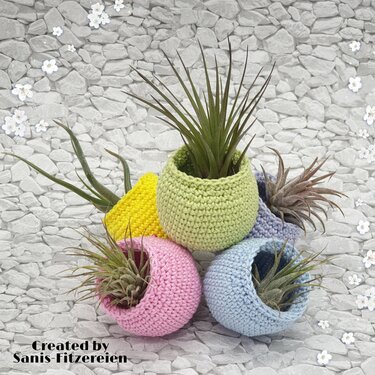 Häkelanleitung Kleine Töpfchen 2.0