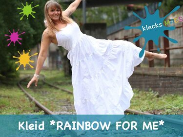 Damenkleid *RAINBOW for ME* von klecksMACS - Nähanleitung / E-Book in PDF