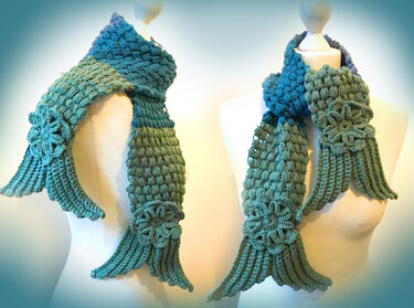 NEPTUNs Schal - Häkeln