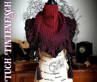 Häkeltuch Tintenfisch (Häkelanleitung)