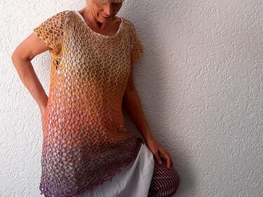 Sommer Tunika, Netzshirt "Hot Summer", alle Größen - Bild 5