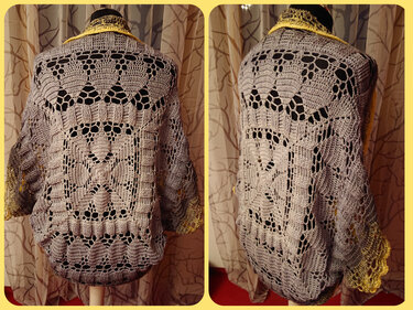 Seelenwärmer Natalia häkeln Bolero Jacke Jäckchen