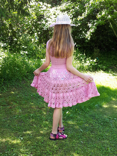 Kleid oder Tunika "Mädchentraum" - Häkeln