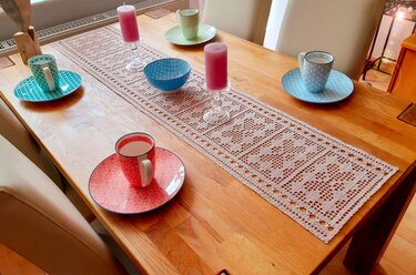 Herzige Tischsets/Tischband "Sunaline" - Häkeln