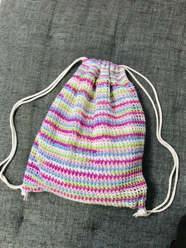 Rucksack / Beutel Häkelanleitung , super einfach und schön