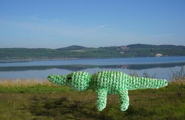 Crochet Pattern Mini Cuddle Croco!