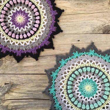 Sunflower Mandala - Crochet