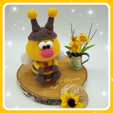 Häkelanleitung Bienchen