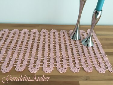 Tischläufer häkeln Anleitung