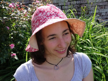 Wendehut Mathilda nähen Gr . 42 - 60 Anleitung E-Book Hut Sommerhut Sonnenschutz