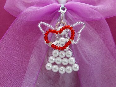 Der kleine Schutzengel hat ein großes Herz für dich - Basteln