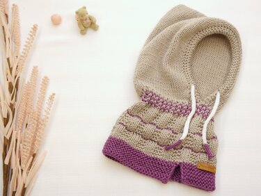 Little Hoody Kapuzenschal für Kinder – Baby bis Teenager - No.187 - Stricken