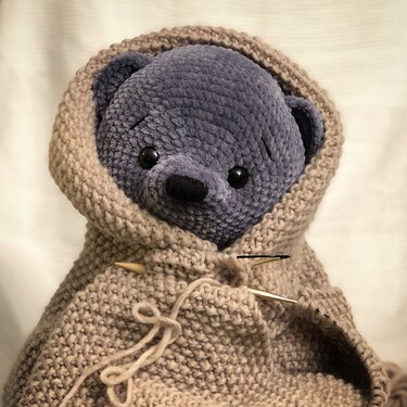 PDF Großer Teddy Micha 50 cm oder/und 30 cm Häkelanleitung Amigurumi
