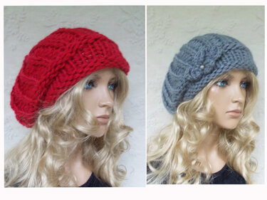 Strickanleitung für elegante Beanie "Miss", elegante Strickmütze