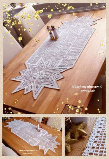 Weihnachtsläufer "Magic Star"