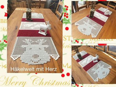 Häkeln / Tischläufer "Rudi"
