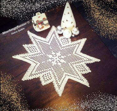 Solo Stern " Magic Star " - Häkeln