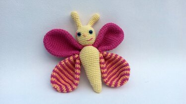 Häkelanleitung Schmetterling Rosi