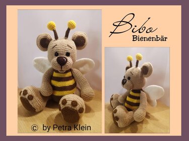 Häkelanleitung / Amigurumi / Bibo Bienenbär