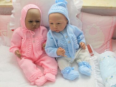 Strickanleitung Babyset SvenuSvenja Gr.50 4-teilig