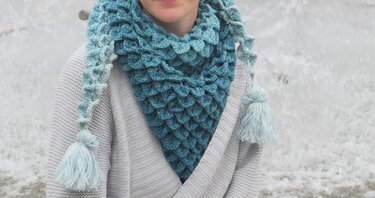 Häkelanleitung Dreieckstuch Arielle