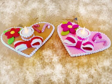 Christmas Heart - Crochet Pattern from Diana´s kleiner Häkelshop