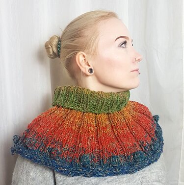 Loop, Cowl Knitting instruction, one size