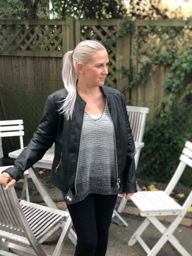 Häkelanleitung Pulli "Orca" mit V-Ausschnitt - Bild 3