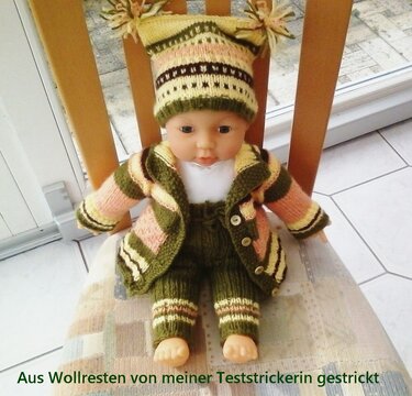 Leggings für Puppen - Strickanleitung