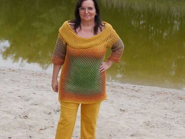 Häkelanleitung Pulli Herbstzauber