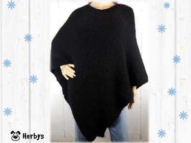 Strickanleitung Poncho "Klassik"